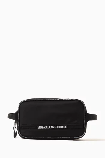 Logo Wash Bag in Nylon Blend