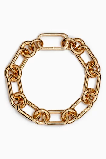 Buy Laura Lombardi Gold Cresca Bracelet in 14kt Gold plated Brass