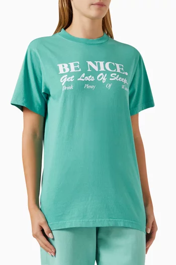 Be Nice T-shirt in Cotton