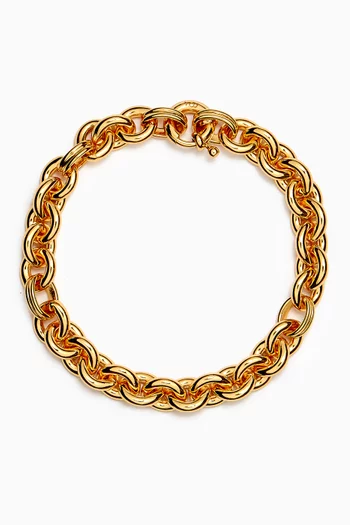 Cori Chain Bracelet in 18kt Gold-plated Metal