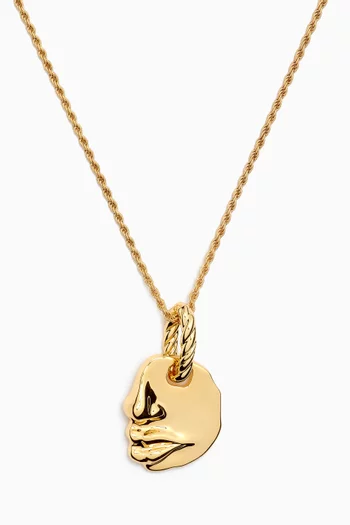 Chya Necklace in 18kt Yellow Gold Plated Brass