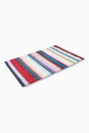 Clancy Bath Mat in Lamé Terrycloth