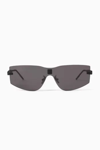 Shield Sunglasses in Metal
