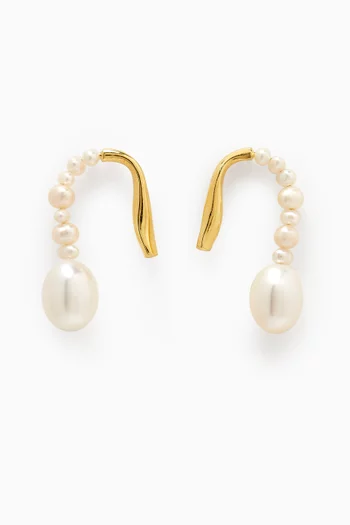 Luisa Earrings in 18kt Gold-plated Silver