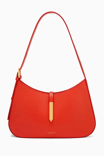 Small Tokyo Hobo Shoulder Bag in Smooth Leather