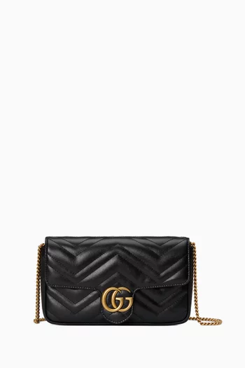 Mini GG Marmont Bag in Matelassé Leather