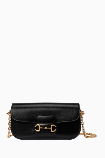 Gucci Horsebit 1955 Small Shoulder Bag in Leather