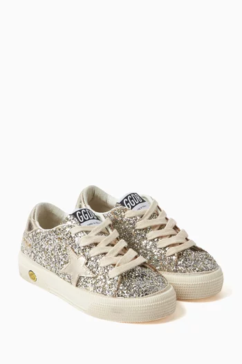 May Low-top Sneakers in Glitter