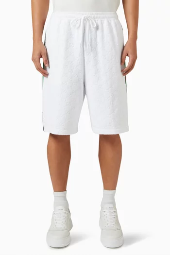 Knee-length Shorts in Cotton Terry