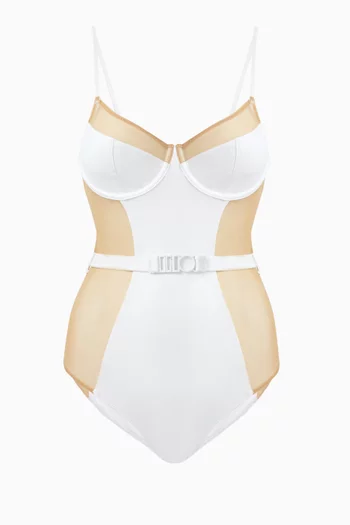 Spencer One-piece Swimsuit in Mesh