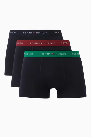 Logo Trunk in Cotton, Set of 3