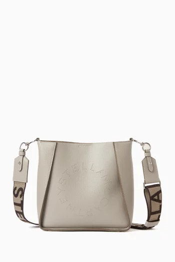 Mini Stella Logo Shoulder Bag in Eco Alter Nappa