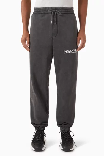 Rue St-Guillaume Washed Sweatpants in Organic Cotton-terry