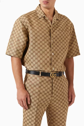 GG Marmont Reversible Belt in Leather