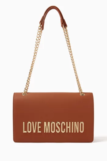 Bold Love Shoulder Bag in Faux Leather