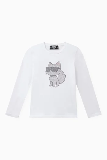 Crystal Choupette T-shirt in Cotton