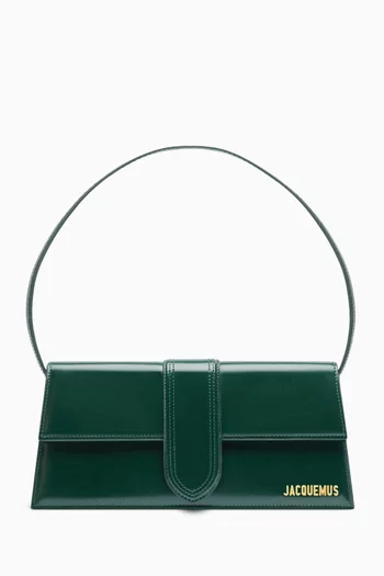 Medium Le Bambino Long Shoulder Bag in Patent Leather