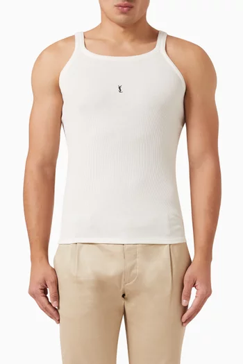 Men's Dropped Armhole Tank Tops Sleeveless Soft Touch Vest White XL: Buy  Online at Best Price in UAE 