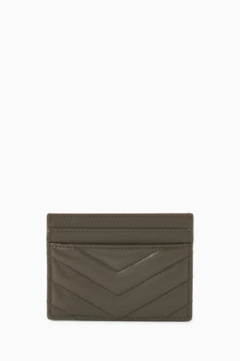 Cassandre Card Case in Matelassé Leather