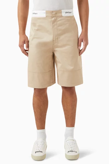 Sartorial Logo Shorts in Cotton