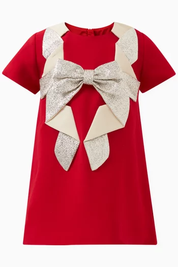 Origami Bow Shift Dress & Bloomers