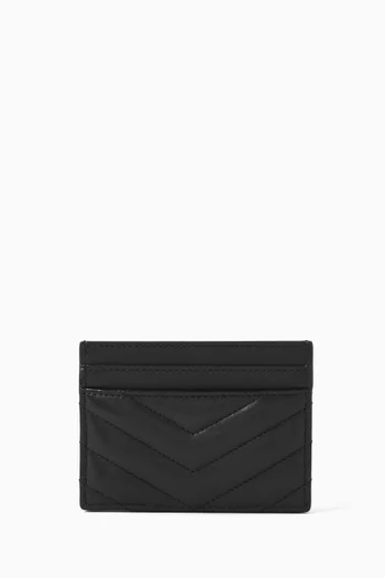 Cassandre Card Case in Matelassé Leather