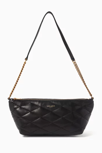 Mini Shoulder Bag in Quilted Leather