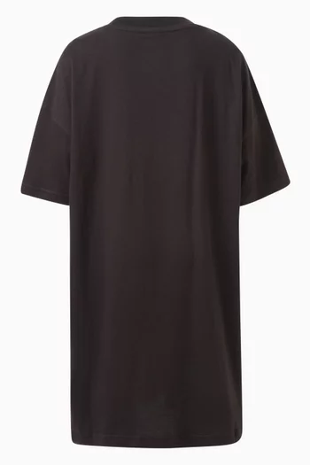 Logo-print T-shirt Dress in Cotton