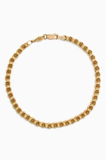 Mini Spirale Chain Bracelet in 10kt Gold