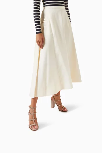 Valentino Garavani Rockstud 90 Sandals in Calf Leather