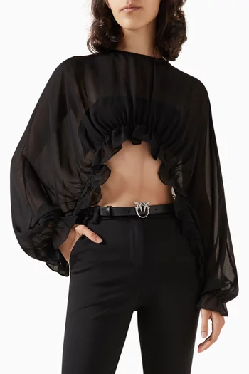 حزام لوف بيري بارتفاع 2 سم جلد