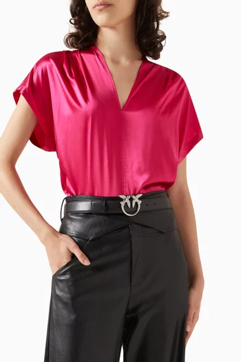 Love Berry Belt in Leather