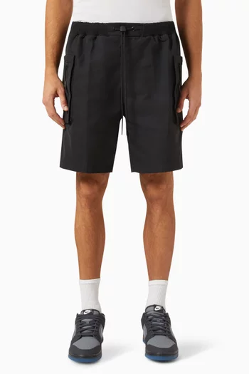 Tech Pack Utility Shorts in Woven Polyester