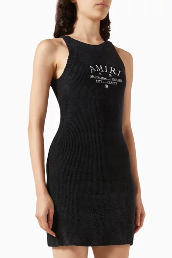 WOMEN - VERTICAL AMIRI TANK TOP - Black