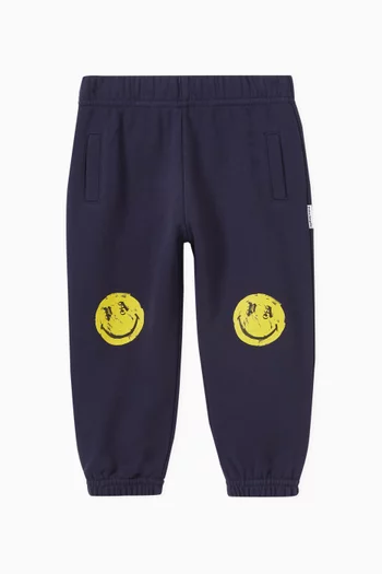 PA Smiley Brush Sweatpants in Cotton