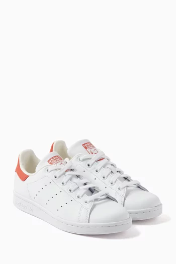 Junior Stan Smith Low-top Sneakers in Faux-leather