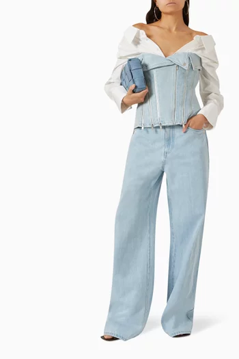 Internal Shirt Corset in Cotton-blend