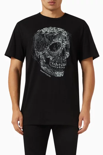 Crystal Skull T-shirt in Organic Cotton-jersey