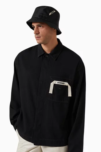 Le bob Ovalie Bucket Hat in Nylon