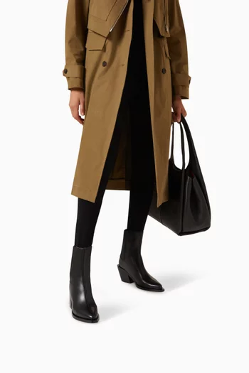 Prestyn Booties in Smooth Leather