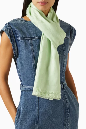 Signature Stole in Silk & Cotton