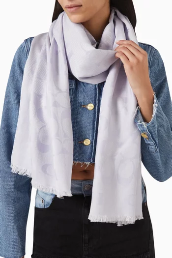 Signature Stole in Silk & Cotton