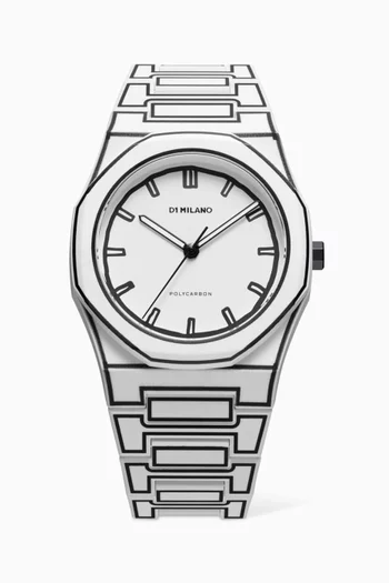 Sketch 2D Quartz Polycarbon Watch, 40.5mm