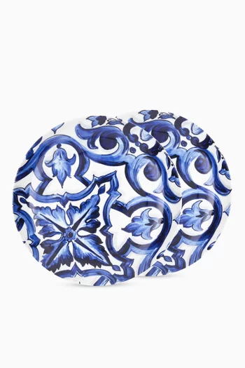 Blu Mediterraneo Set of 2 Dinner Plates in Porcelain