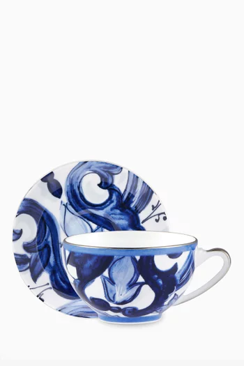 Blu Mediterraneo Tea Set in Porcelain