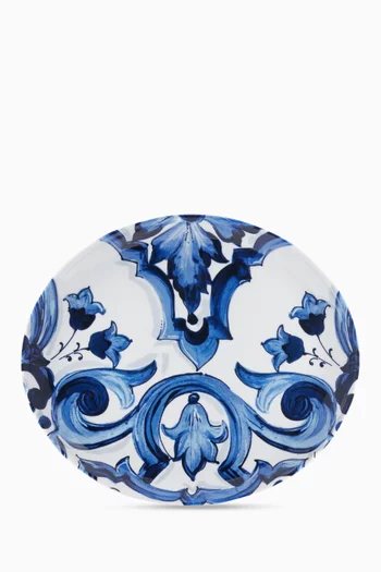 Blu Mediterraneo Platter in Porcelain