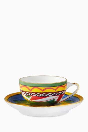 Carretto Limoni Tea Set in Porcelain