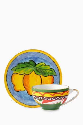 Carretto Limoni Tea Set in Porcelain