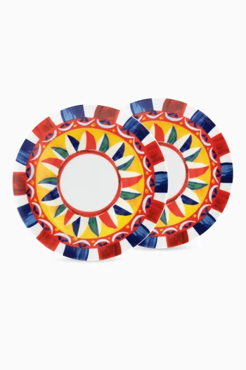 Carretto Set of 2 Bread Plates in Porcelain