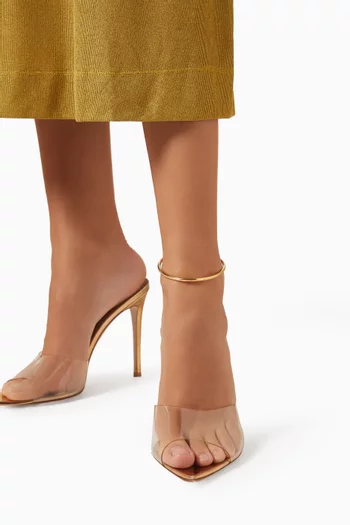 خلخال دين نحاس مطلي بالذهب عيار 14